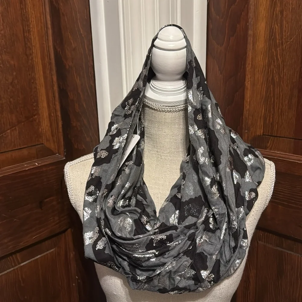 Charming Charlie Animal Print Infinity Scarf